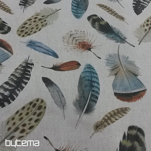 Tessuto decorativo OTONO FEATHERS 601 stampa digitale