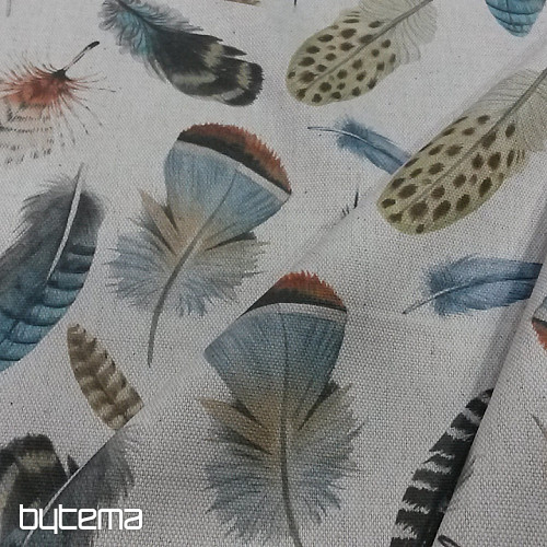 Tessuto decorativo OTONO FEATHERS 601 stampa digitale