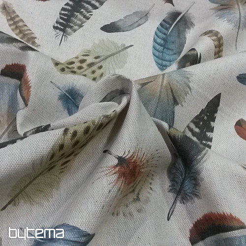 Tessuto decorativo OTONO FEATHERS 601 stampa digitale