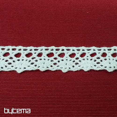 Laccio in cotone 405/101 18mm bianco opaco