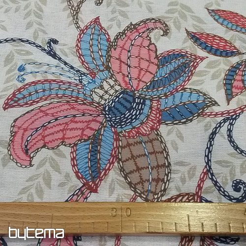 Tessuto decorativo DORKA blu