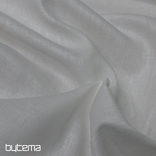 Tessuto di lino bianco