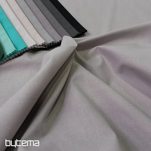 Tessuto di cotone grigio chiaro UNI GRIS
