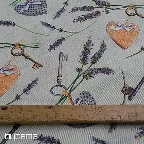 Tessuto decorativo CLAUDIE lavanda