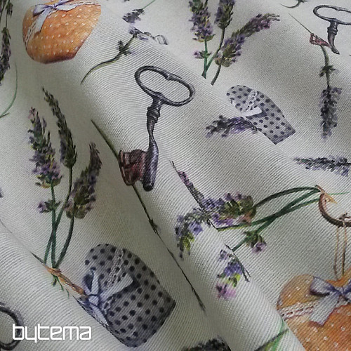 Tessuto decorativo CLAUDIE lavanda