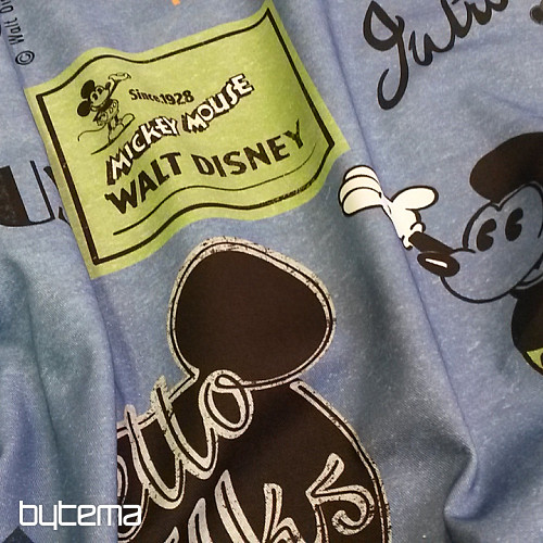 Tessuto decorativo per bambini MICKEY MOUSE blu