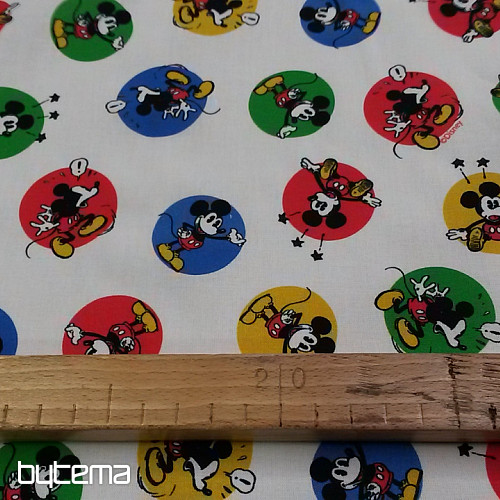 Ruote di TOPOLINO in tessuto di cotone