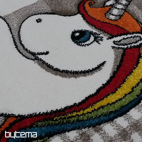 Tappeto per bambini Unicorno beige