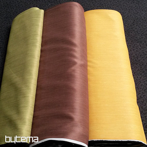 Tessuto decorativo BLACK OUT con riflessi marroni