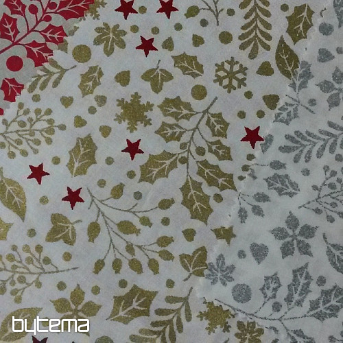Tessuto di cotone CESMINA rosso