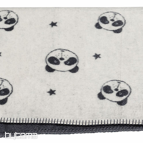 Coperta in cotone per bambini DF PANDA 100x150