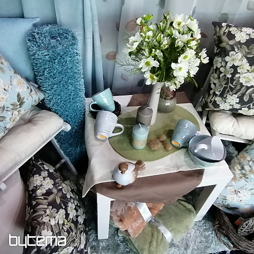 Tessuto decorativo LEIRE turchese