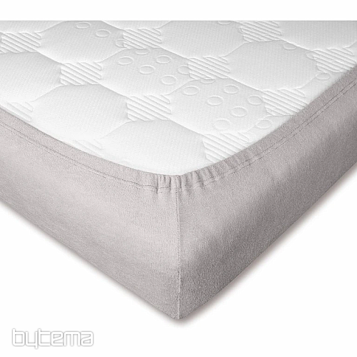 Lenzuolo in spugna color grigio