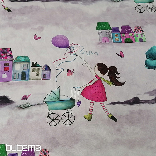 Tessuto decorativo per bambini BAMBINA