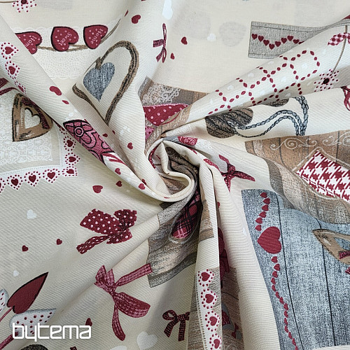 Tessuto decorativo TM PATCHWORK bordeaux