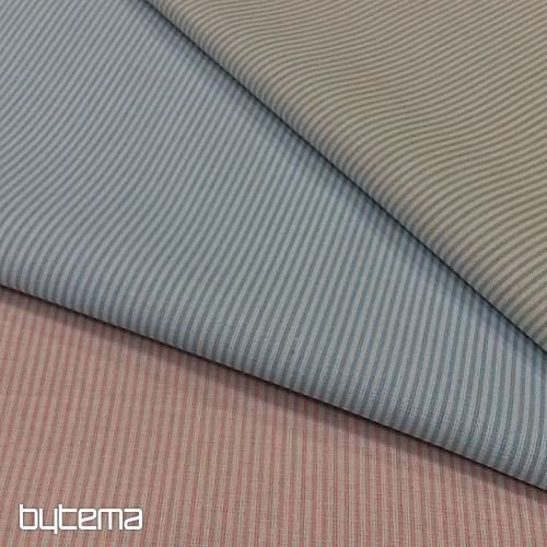 Tessuto in cotone BABY STRIPE blu