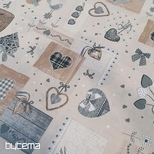 Tessuto decorativo TM PATCHWORK beige