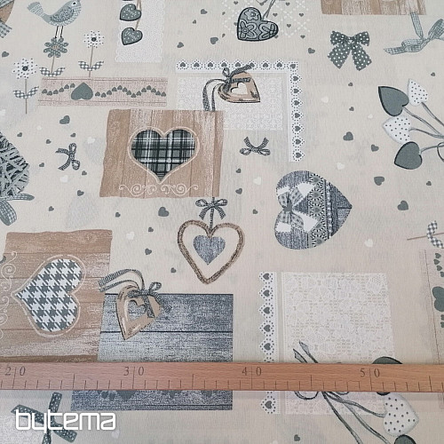 Tessuto decorativo TM PATCHWORK beige
