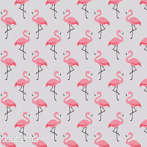 Tessuto decorativo FLAMINGO grigio