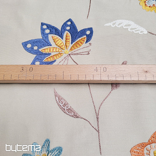 Fiori decorativi ricamati in tessuto RICHMOND multi