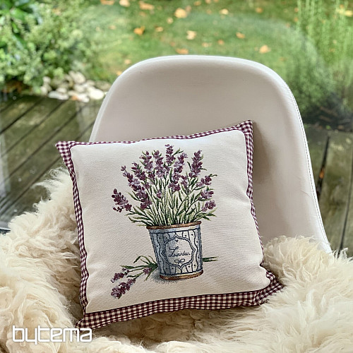 Fodera per cuscino arazzo FIORI DI LAVANDA PROVENCE