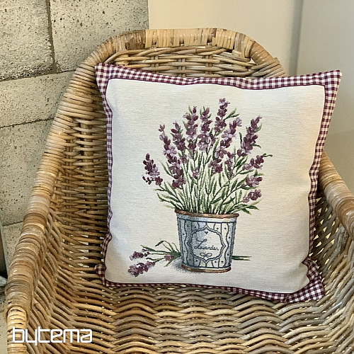 Fodera per cuscino arazzo FIORI DI LAVANDA PROVENCE