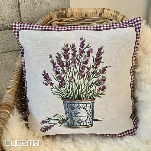Fodera per cuscino arazzo FIORI DI LAVANDA PROVENCE