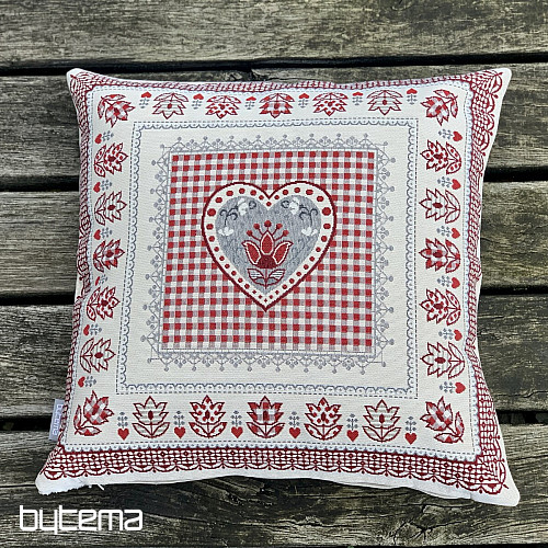 Fodera per cuscino arazzo CUORE PIZZO