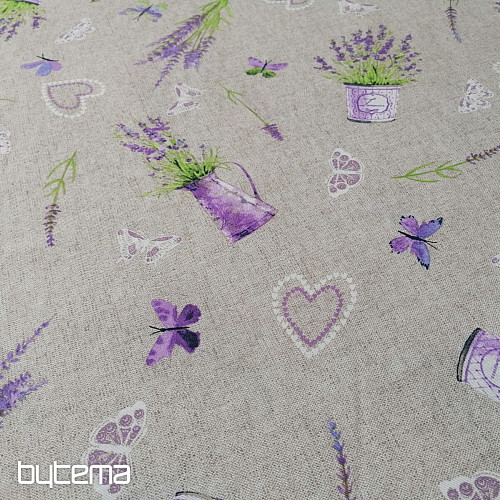 Tessuto decorativo LAVANDA lilla