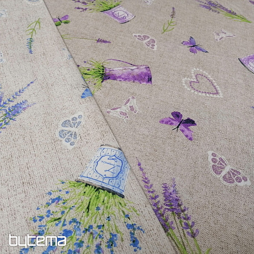 Tessuto decorativo LAVANDA lilla