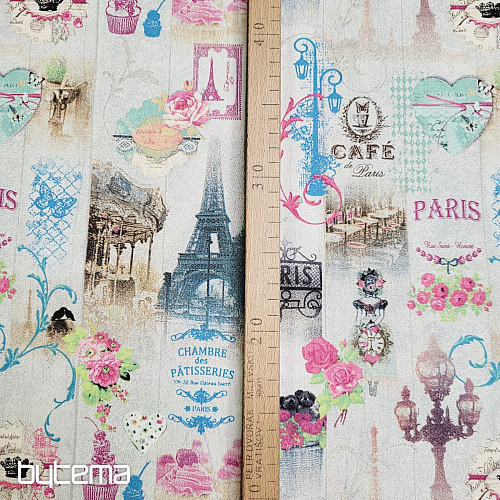 Tessuto decorativo PARIS stampa digitale 3D