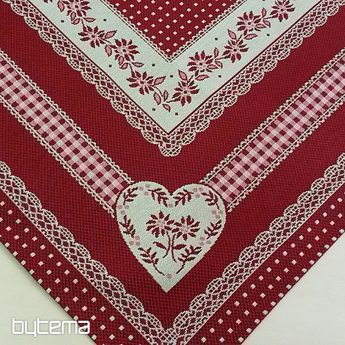 Tovaglia e scialle arazzo SELSKÁ JIZBA rosso
