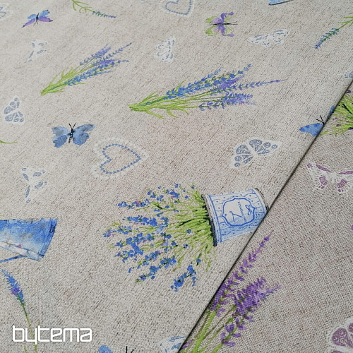Tessuto decorativo LAVANDA blu
