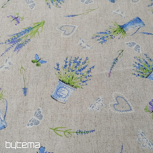 Tessuto decorativo LAVANDA blu