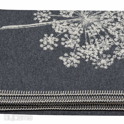Coperta in cotone DF GIADA ANTRACITE