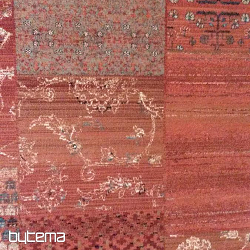 Tappeti di lusso in lana ROYAL PATCHWORK rosso