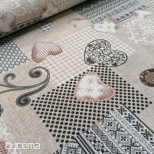 Tessuto decorativo MAX LOVE grigio