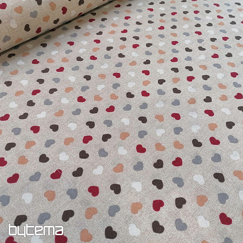Tessuto decorativo MINI CUORI