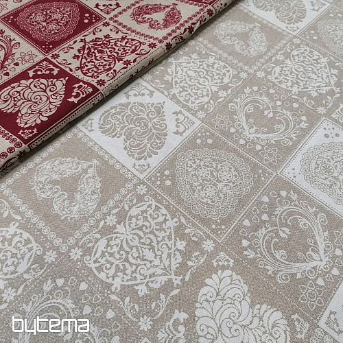 Tessuto decorativo AMORE BLANCO