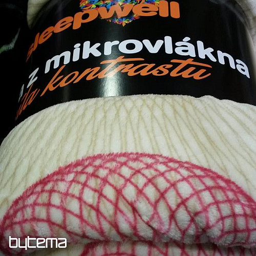 Coperta di pecora - bolla color crema