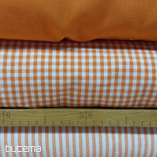 Striscia di tessuto decorativo arancione 5 mm