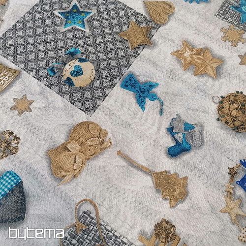 Tessuto decorativo NEVADA blu