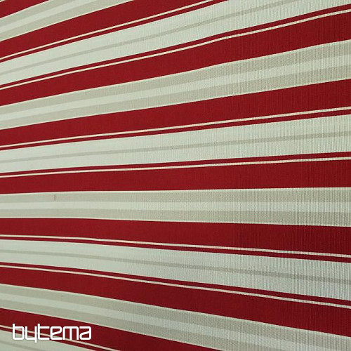 Striscia decorativa in tessuto rosso