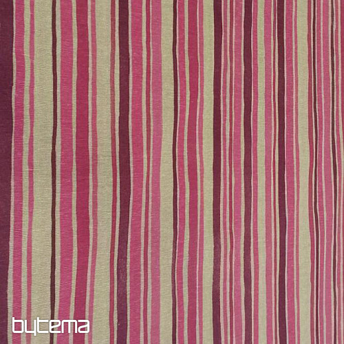 Tessuto decorativo INDI strisce rosa