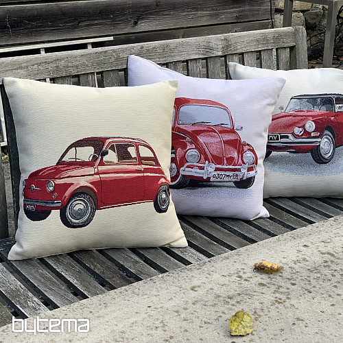 Fodera per cuscino arazzo VW BEETLE ROSSO