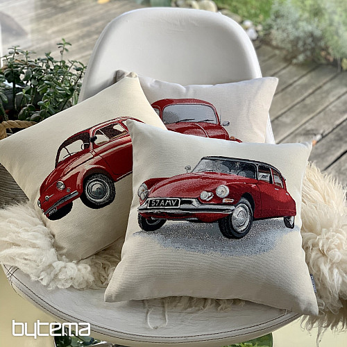 Fodera per cuscino arazzo VW BEETLE ROSSO