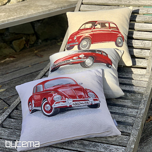 Fodera per cuscino arazzo VW BEETLE ROSSO
