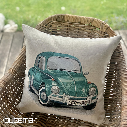 Fodera per cuscino arazzo VW BEETLE TURCHESE