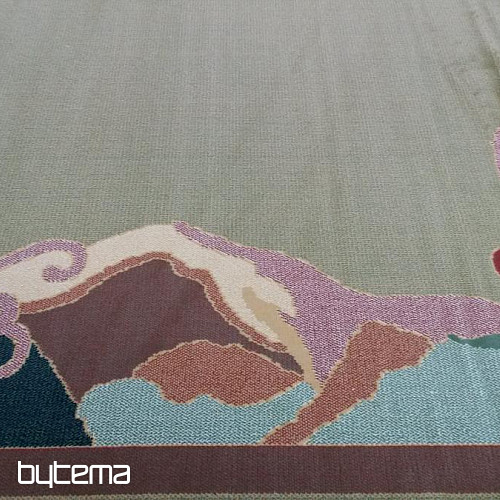 Tappeto in pezzi 300x400 cm MAHAL verde
