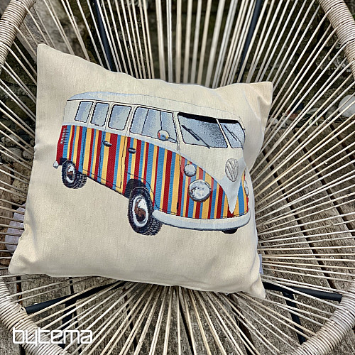 Fodera per cuscino arazzo VW HIPPIE BUS